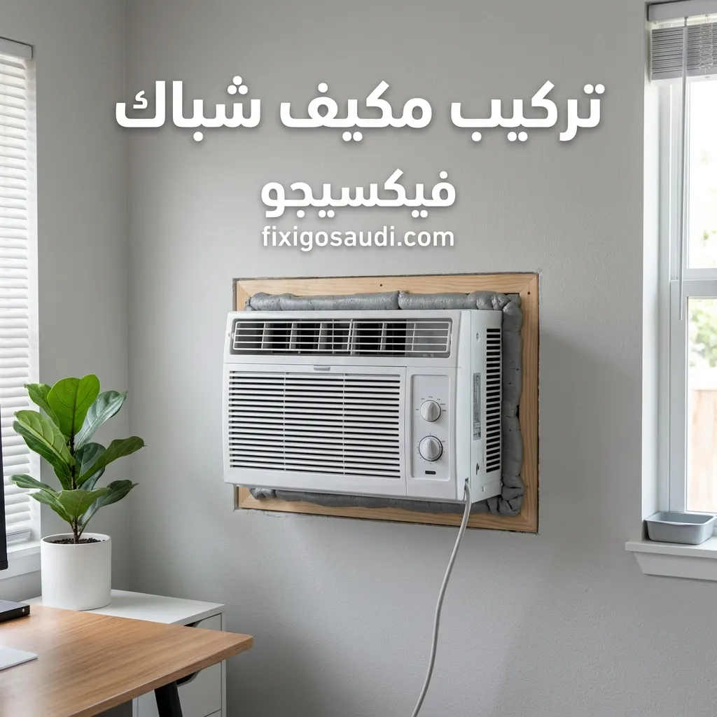 تركيب مكيف شباك: الطريقة الصحيحة للتركيب وضبط مستوى المكيف وتحسين التبريد