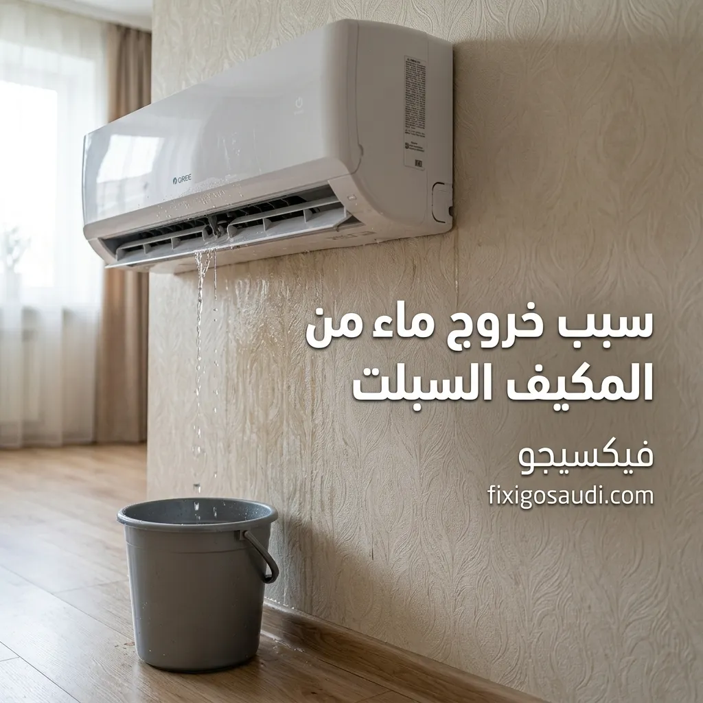 سبب خروج ماء من المكيف السبلت: أشهر الأسباب والحلول لمنع تسرب المياه داخل المنزل