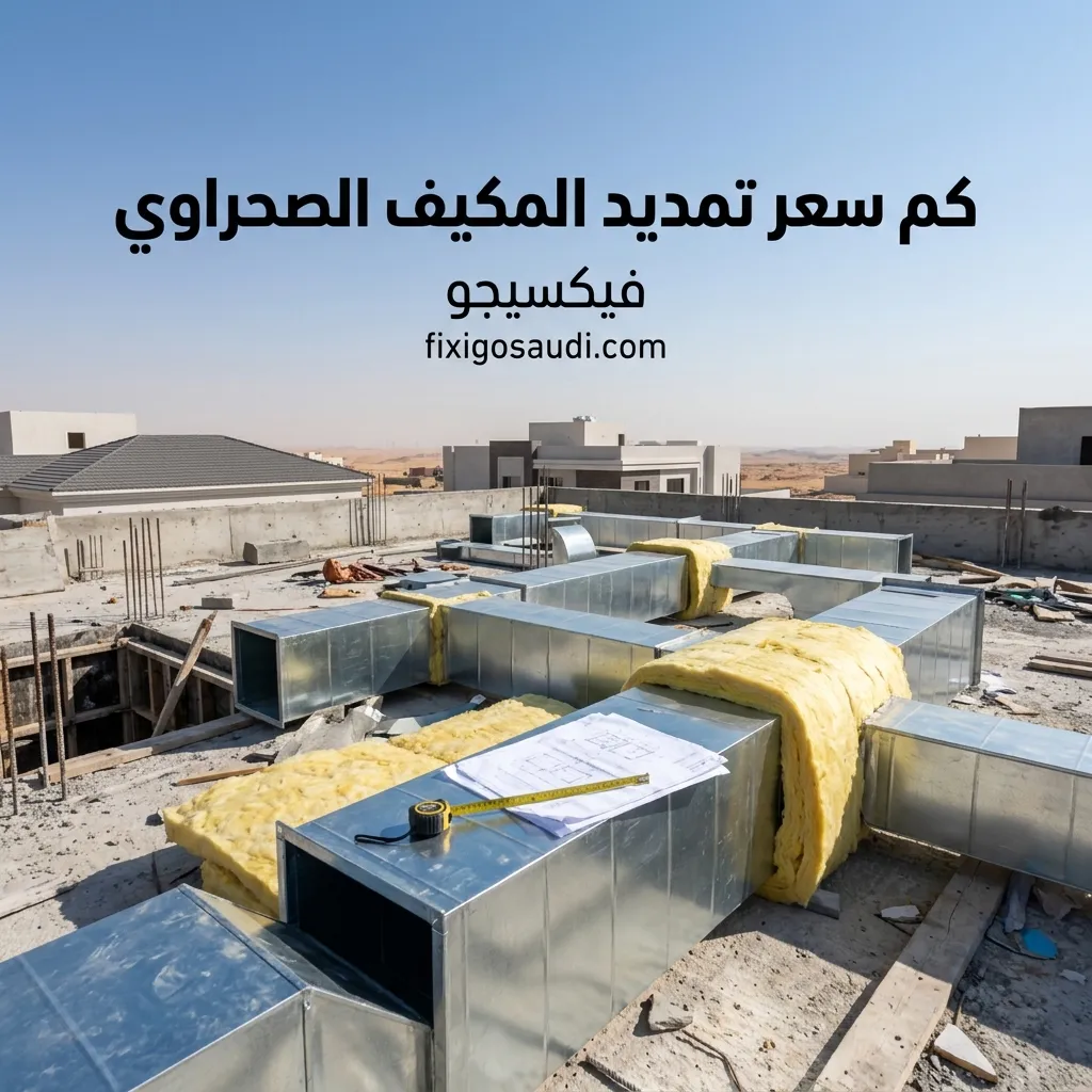 كم سعر تمديد المكيف الصحراوي في السعودية؟ تكلفة التمديد والتركيب وأهم العوامل المؤثرة