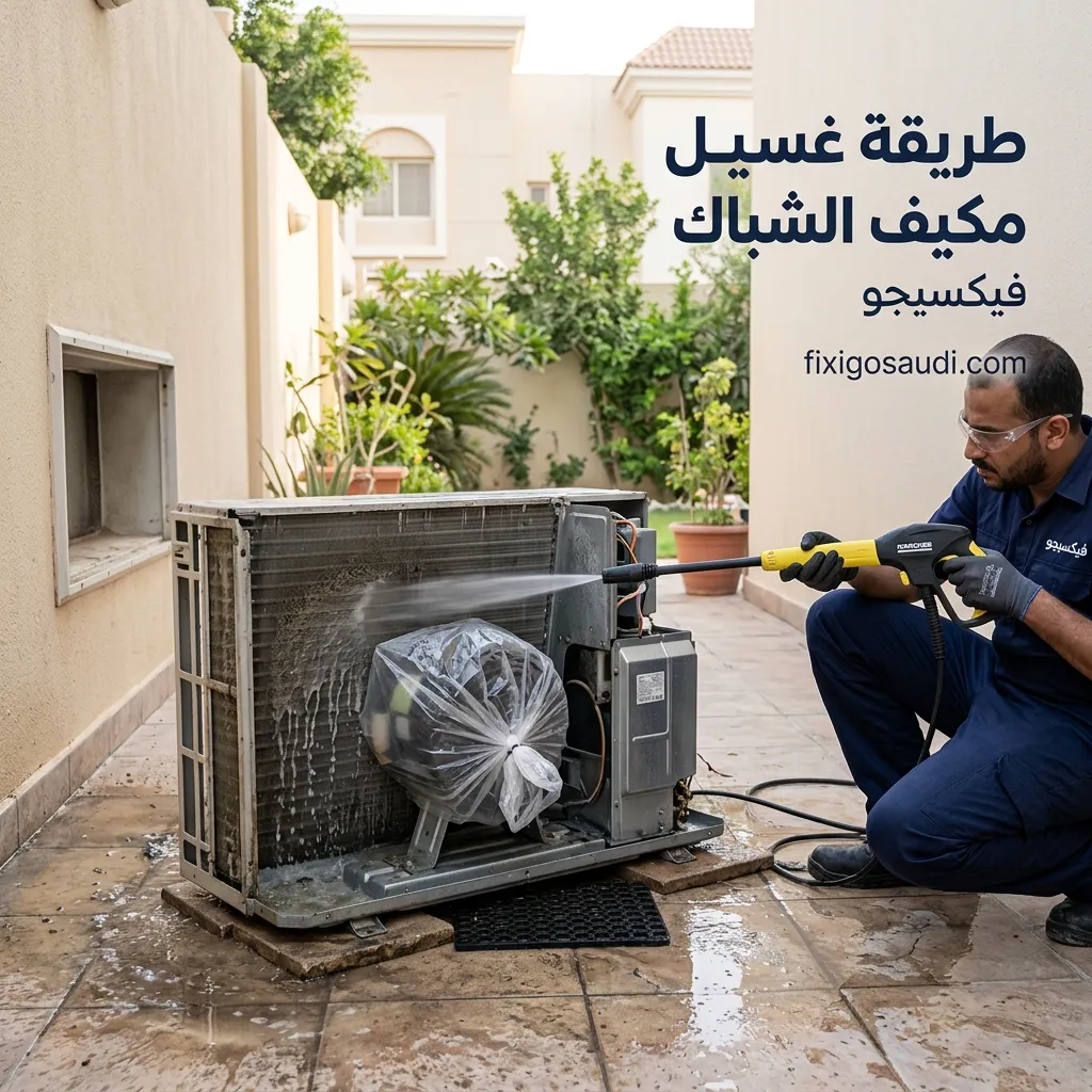 طريقة غسيل مكيف الشباك: خطوات التنظيف الصحيحة لاستعادة قوة التبريد وتحسين الأداء