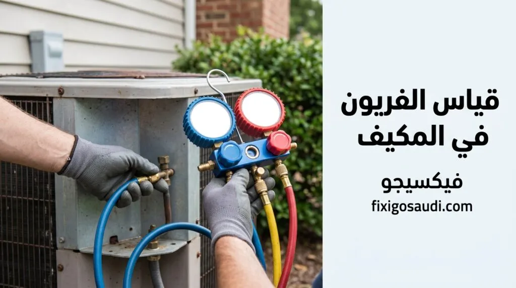 قياس الفريون في المكيف: الطريقة الصحيحة لمعرفة مستوى الغاز واكتشاف النقص