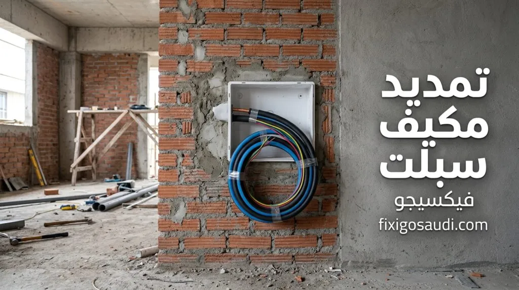 تمديد مكيف سبلت: المقاسات الصحيحة وخطوات التأسيس قبل التشطيب والتركيب